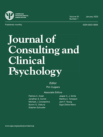 Journal of Consulting and Clinical Psychology